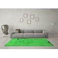 thumbnail image 3 of Ahgly Company Indoor Square Abstract Green Modern Area Rugs, 6' Square, 3 of 4