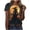 #1, variant on XUNKUSGA Womens Halloween Printed T Shirts Casual Loose Crewneck Short Sleeve Tops for Women Trendy Halloween Graphic Tee for Women S