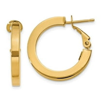 Primal Gold 14 Karat Yellow Gold Hoop Earrings