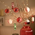 thumbnail image 3 of Valery Madelyn 70ct Sweet Candy Christmas Ornaments Set, Red Green White Christmas Ball Ornaments Pack for Party Decor, 3 of 10