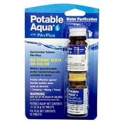 Potable Aqua Water Purification Tablets ,Two 50 Count Bottles