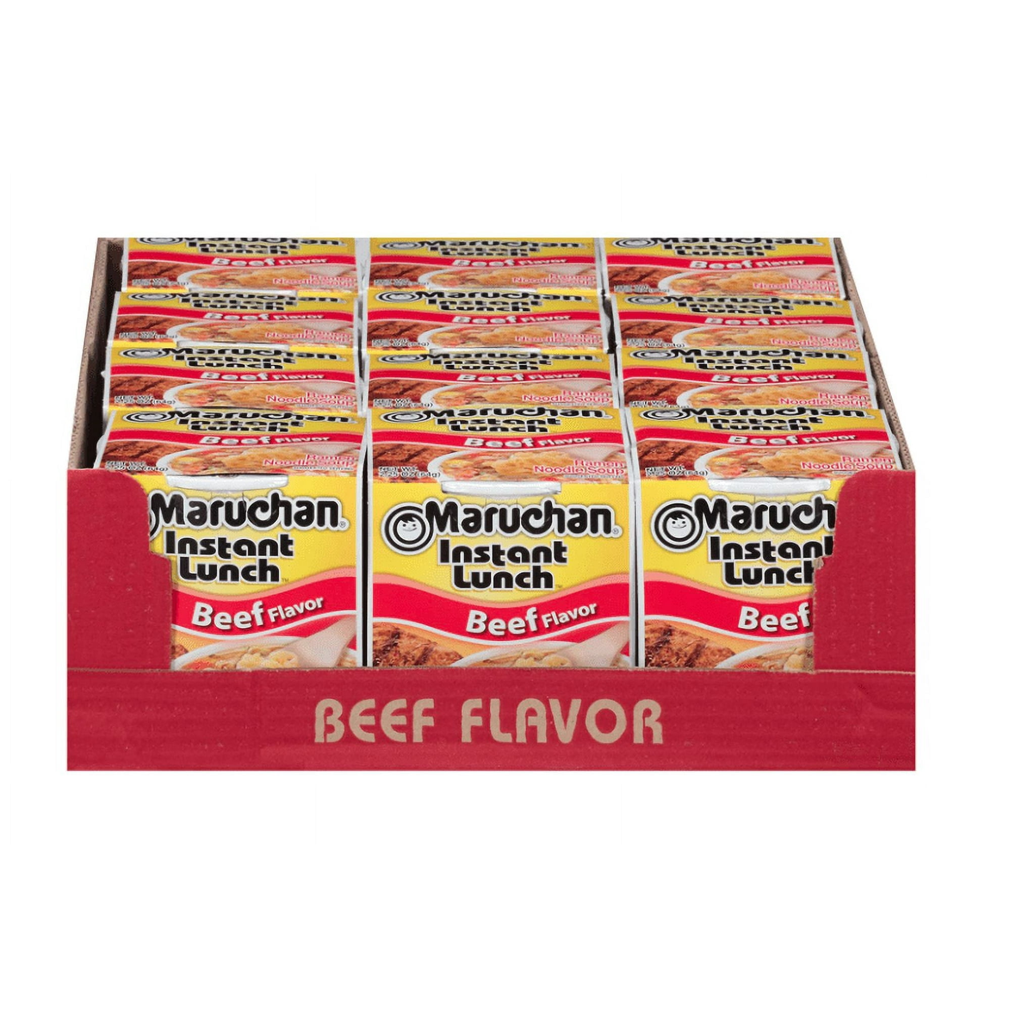 Maruchan Instant Lunch Beef, 2.25 oz (Pack of 24)
