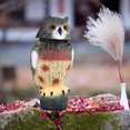 thumbnail image 4 of Espantapájaros de jardín, simulación de búho, repelente de alerta, modelo de búho falso para repelente de aves y ratones, 4 of 8