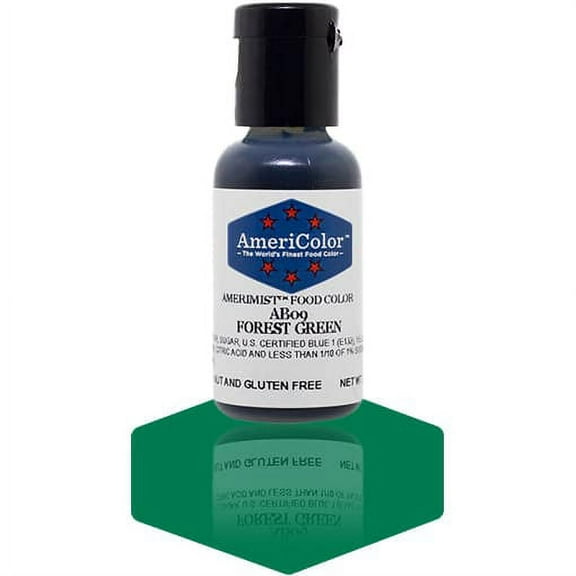 AmeriColor AmeriMist Forest Green, .65 Ounce, Airbrush Food Color