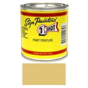 1/2 Pint 1 Shot TAN Paint Lettering Enamel Pinstriping & Graphic Art