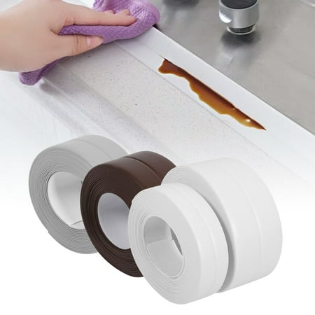 3.2m White Bath And Wall Sealing Strip Self Adhesive Tape Sink Basin
