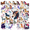 3A, variant on cartoon Unicorn Theme Stickers, Waterproof Unicorn Theme Sticker for Water Bottle Laptop Phone Cases Planner Skateboard Luggage Helmet Party Favor Decor, Ideal for Adults Teens Teacher Rewards
