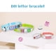 thumbnail image 4 of Kit de fabricación de pulseras de la amistad para niñas, pulsera con letras con cuentas, juguetes artesanales, regalos de cumpleaños para niños, suministros para fiestas, actividades de viaje, 4 of 11
