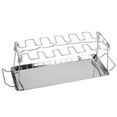 thumbnail image 1 of Ccdes Chicken Leg Rack With Bakeware,Chicken Wing Leg Rack With Bakeware Vertical Chicken Leg Grill For Barbecue Accessories,Chicken Leg Grill, 1 of 8