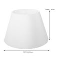 thumbnail image 2 of SEWCHICS Replacement Shades For Lamps Lampshade White Cloth Drum European Style 1Set, 2 of 6
