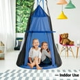 thumbnail image 5 of SUGIFT 2-in-1 40 Inch Kids Hanging Chair Detachable Swing Tent Blue, 5 of 9