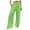 Green, variant on pstuiky Linen Pants Women, Womens Casual Slim High Elastic Waist Solid Color Sports Cotton and Linen Pants Wide Leg Pants Woman Pants