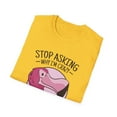 thumbnail image 4 of Funny Flamingo Bird Lover Graphic Novelty Tees, 4 of 4
