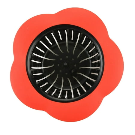 

Leylayray Practical Flower Shaped Silicone TPR Kitchen Sink Strainer Bathroom Shower Sink Cover Sewer Filter Bathroom Tool(Buy 2 Get 1 Free)