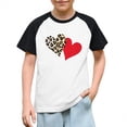 thumbnail image 1 of Blusas y camisas de manga corta con cuello redondo para niños y niñas, blusa de manga corta con estampado de cuello redondo, 1 of 7