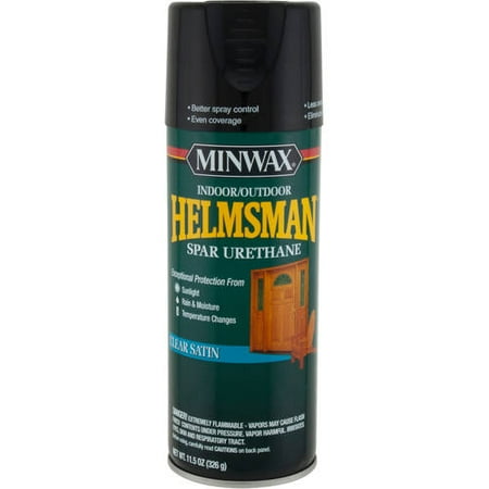 Clear Aerosol - Minwax Helmsman Clear Satin Aerosol 11.5-Oz