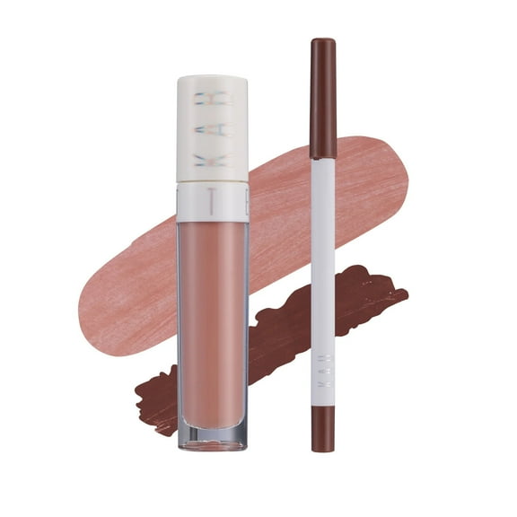KAB Cosmetics Lip Liner   Matte Liquid Lipstick Set Twisted