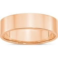 thumbnail image 1 of 14K Rose Gold 6mm Ltw Flat Band Size 9.5 Made In United States rfll060-9.5, 1 of 5