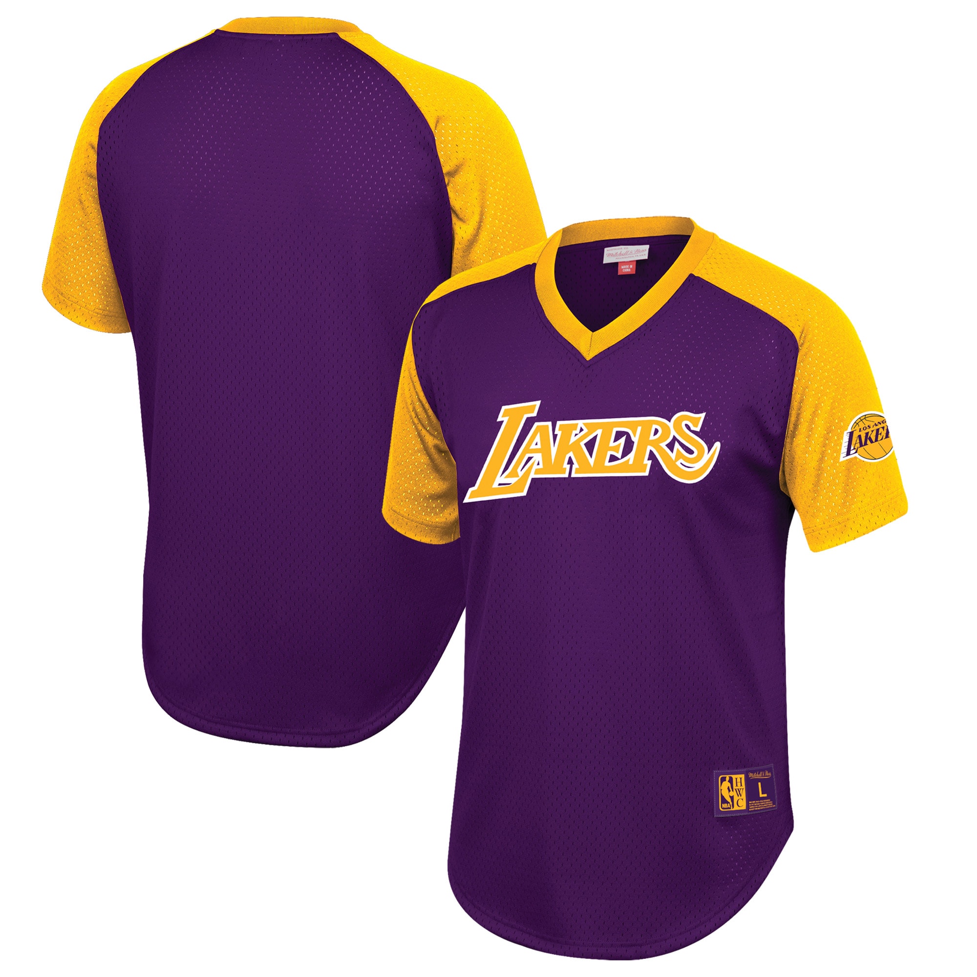 lakers mesh shirt