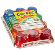 Jell-O Carnival Variety Pack Gelatin Snack, 12 Count