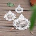 thumbnail image 3 of 5Pcs Plant Bottom Grid Breathable Cone Shaped Plastic Prevent Rotten Roots Bonsai Screen for Yard, 3 of 8