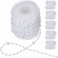thumbnail image 1 of Chain Links 20 Meters Vertical Blind Bottom with 5 Pieces Plastic Chain Connectors Chain Clasp Vertical Slat Curtain Accessories, 1 of 5