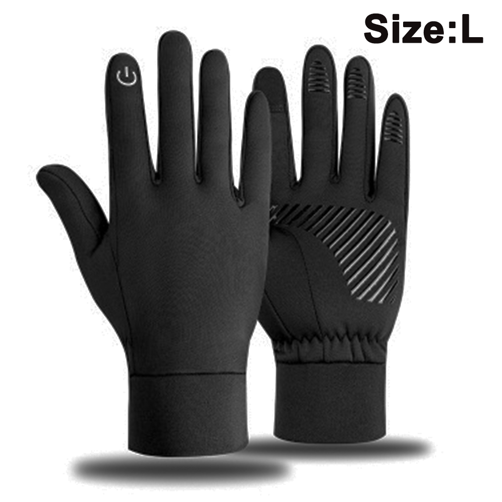 Gants D'hiver Pour Hommes - Imperméables, Chauds Et Compatibles écran Tactile Pour Courir, Conduire Et Faire Du Sport