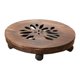 thumbnail image 4 of Soporte de madera para plantas con ruedas, bandeja para macetas con ruedas, carrito para macetas Estilo AB de 25 cm, 4 of 8