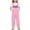 Pink, variant on Girls Jumpsuits Overalls Red with Pockets Girls Summer Outfits Preppy Clothes 7-8 Years Girls Fashion