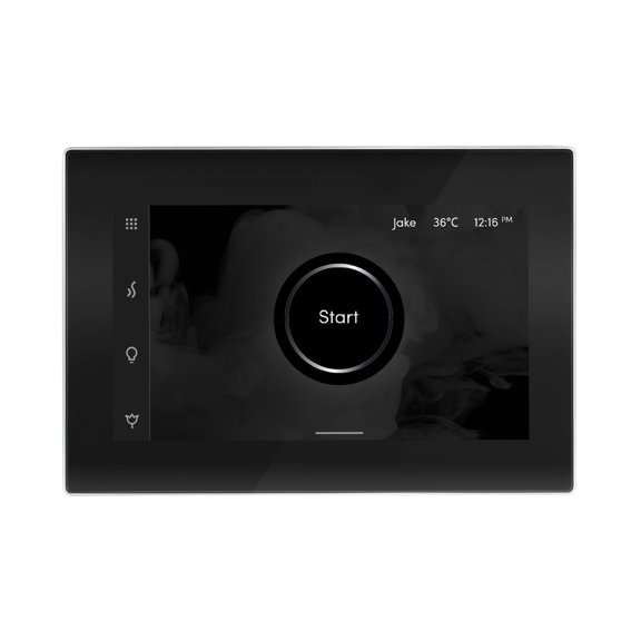 Mr Steam Isteamx Isteamx Steam Shower Touch Control Unit - Black