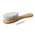 thumbnail image 2 of Baby Hair Brush Soft Scalp Massage Wool Grooming Comb for Women Men Gentle Detangling Styling Tool, 2 of 8