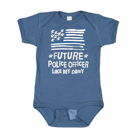 

Inktastic Future Police Officer Like Daddy Gift Baby Boy or Baby Girl Bodysuit