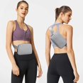 thumbnail image 2 of HAHDAXIA HVJCEZ Sacs Banane pour Femmes Hommes, Sac de Taille Mode Mini Bandoulière Ajustable pour Course, Randonnée et Voyage, Gris, 8 Pouces X 5 Pouces X 2 Pouces, 2 of 6