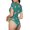 Starfish And Shell, variant on Strawberry and Ladybugs Womens One Piece Swimsuits Modest Tummy Control Bathing Suits Lace Up Slimming Swim Suit-Medium
