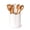 Matte White, variant on WormHome Ceramic Utensil Holder for Kitchen Counter, Large Kitchen Utensil Holder for Countertop with Cork Bottom, Cooking Tool Organizer for Spatula, White