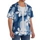 thumbnail image 2 of Fotbe Flower Camisa Estampada de Manga Corta para Hombre, Casual de Verano, Estilo Playero, Sin Arrugas-Large, 2 of 5