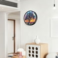 thumbnail image 6 of Voice Activated Clock with Glow Light 12 Inch Large Silent Wall Clock Battery Operated for Home Decor An Oak Tree, 6 of 8
