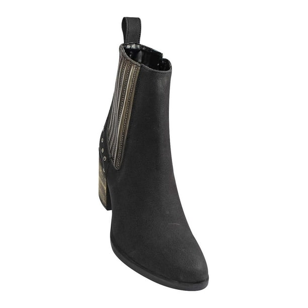 BOTIN VAQUERO LEON MUJER NEGRO SINTETICO 6705 LEON 6705p