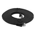 thumbnail image 1 of Cable Red Plano Categoria 6 Cat6 Rj45 Utp Ethernet 15 Metros negro, 1 of 5