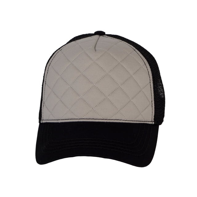 Top Headwear Casquette Trucker Matelassée Mode - Gris/noir