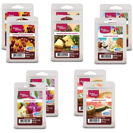 Better Homes and Gardens Wax Cubes, Summer Fruit, 10-Pack