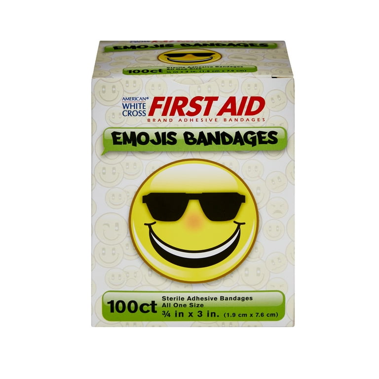 Emoji Iron On Patches Assorted Variety (24 Pack)