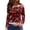 AI09_Black, variant on Lumtrix Women Christmas Shirts Pattern Print T-Shirts Trendey Long Sleeve Crew Neck Baggy Blousers Black 3XL