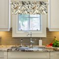 thumbnail image 2 of Yayeee Kitchen Valance Rod Pocket 54" x 18" Living Room Window Curtain, Green Birds, 2 of 6