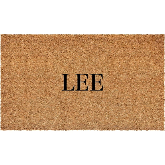 Calloway Mills 111391729 Bold Lee Personalized Doormat 17" x 29"