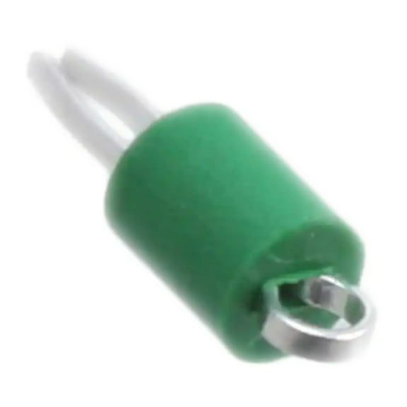 Pack of 10 5116 Green PC Test Point, Miniature Phosphor Bronze Silver Plating 0.040 (1.02mm) Hole Diameter Mounting Type :RoHS