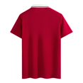 thumbnail image 6 of JXMVOJ Men's Summer Casual Color Block Zipper Collar Knit Top, Breathable, Soft Fabric, Short Sleeve, for Sports, Office, Travel, Outdoor Activities, 6 of 7