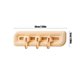 thumbnail image 3 of Ganchos deslizantes sobre la puerta Espaciado ajustable, organizador de plástico resistente antiadherente sin taladro, caqui blanco impermeable, 3 o 6 ganchos, armario baño cocina almacenamiento, 3 of 6