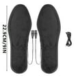 thumbnail image 3 of Hearth & Gear USB Heated Insoles Gender Neutral Velvet Inner Heaters Heat The Soles Of Shoes Suitable For Cold Weather under Desk Cycle Step Cycle Exercise Set Dumbbell Foot Attachment Workout Gadgets, 3 of 7