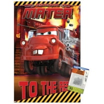 Disney Pixar Cars Toons - Rescue Wall Poster with Push Pins, 14.725" x 22.375"